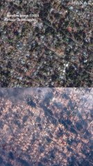 Satellite Images of Before and After California Fires