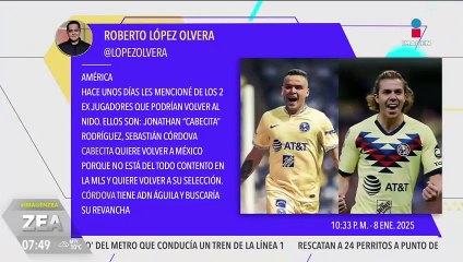 "Cabecita" Rodríguez y Sebastián Córdova podrían volver al América