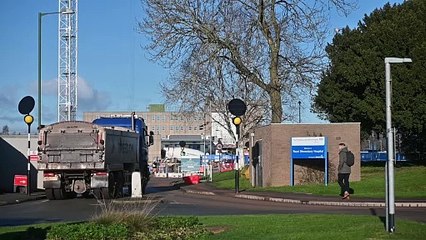 Building work continues at Royal Shrewsbury Hospital.