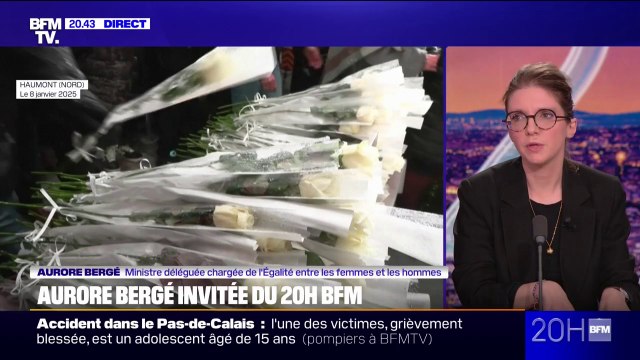 Féminicide à Hautmont: Il n'y a pas eu de dysfonctionnement , affirme Aurore Bergé (ministre déléguée chargée de l'Égalité entre les femmes et les hommes)