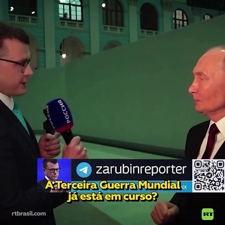 Journalist asks Putin if World War III