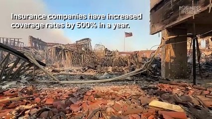 How the California fires are fueling an 'insurance crisis'