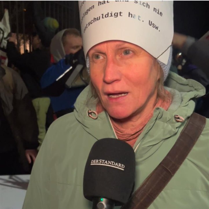 „Gegen FPÖ-Kanzler“: Das sagen die Demonstranten am Ballhausplatz