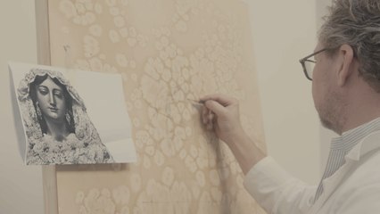 Vídeo de la creación del cartel de la Semana Santa de Málaga 2025.