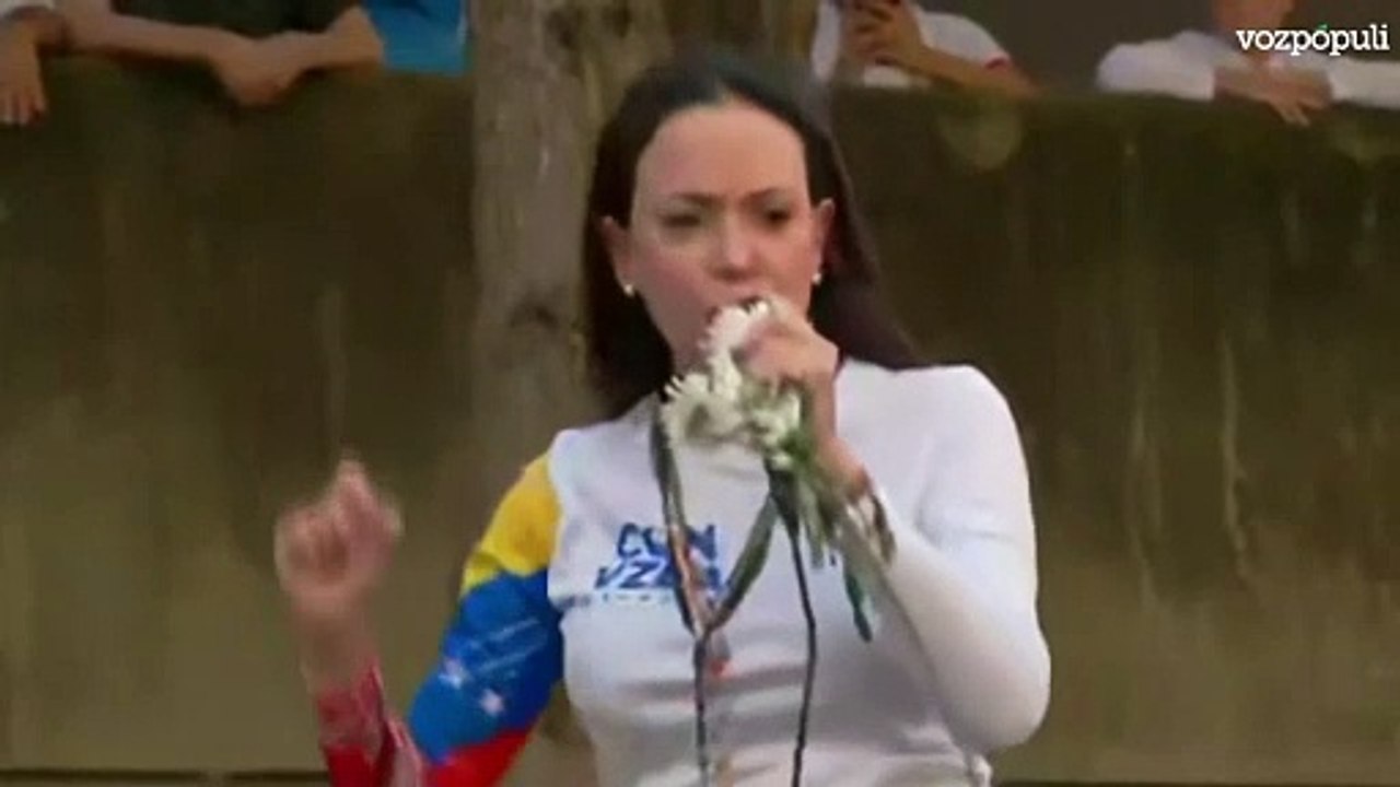 El mensaje de María Corina Machado antes de ser detenida