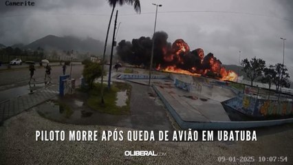 Piloto morre após queda de avião em Ubatuba