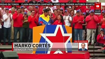 Marko Cortés insta a Sheinbaum a rechazar a Nicolás Maduro como presidente de Venezuela