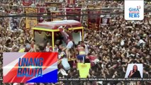 Mga deboto na hindi sumama sa Traslacion, matiyagang nag-abang sa mga ruta | Unang Balita