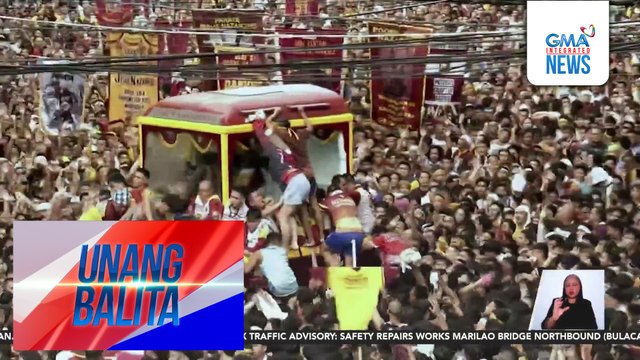 Mga deboto na hindi sumama sa Traslacion, matiyagang nag-abang sa mga ruta | Unang Balita