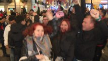 Venezolanos en Madrid celebran la liberación de María Corina Machado