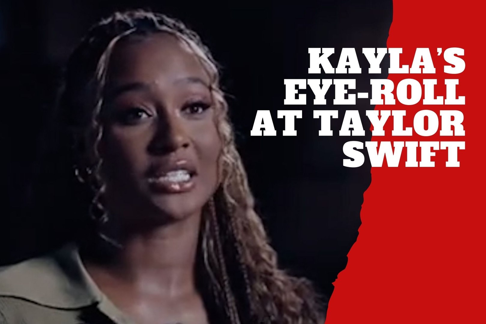 Kayla Nicole?s eye-roll at Taylor Swift sparks drama - MARCA TV English