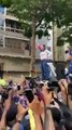 Corina Machado reaparece en público en protesta contra Maduro en Caracas