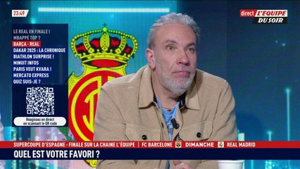 Finale Supercoupe d'Espagne Barca - Real : Qui est le favori ? - L'Équipe du Soir - extrait