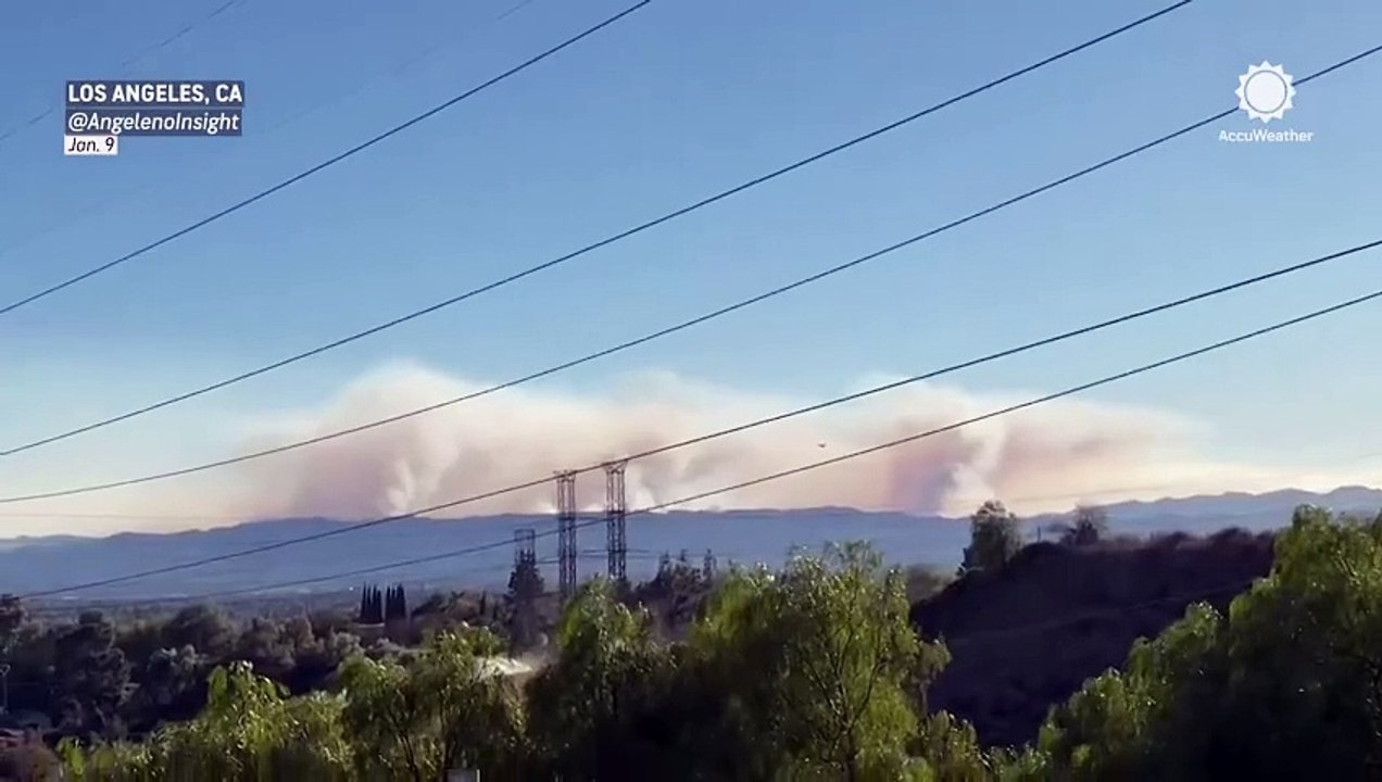 New wildfire, dubbed the Kenneth Fire, pops up in Los Angeles