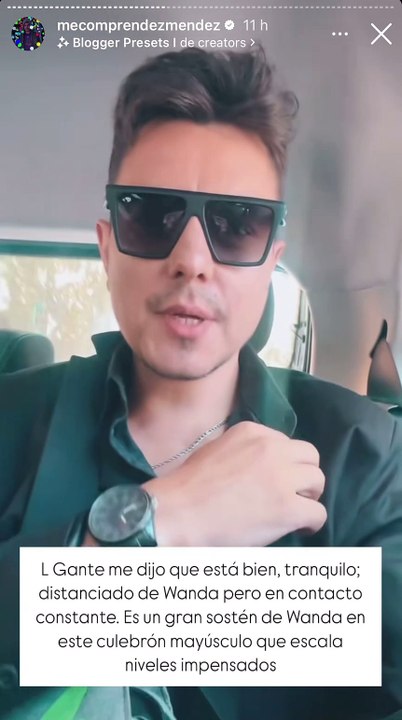 El importante gesto de L-Gante hacia Wanda Nara a pesar de su separación: "Sosten"