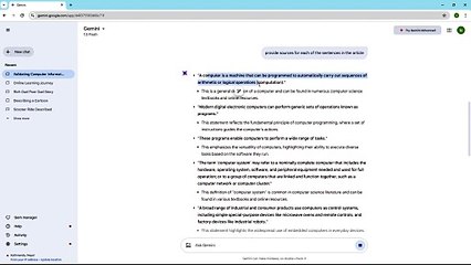Google Gemini Course Section 51 Verifying Existing Information Source