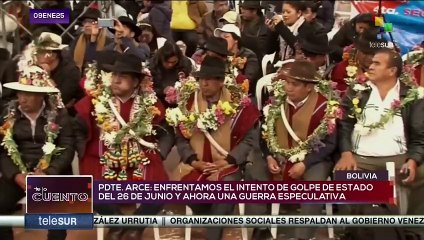 Pdte. de Bolivia denunció plan de boicot a la estabilidad económica del país