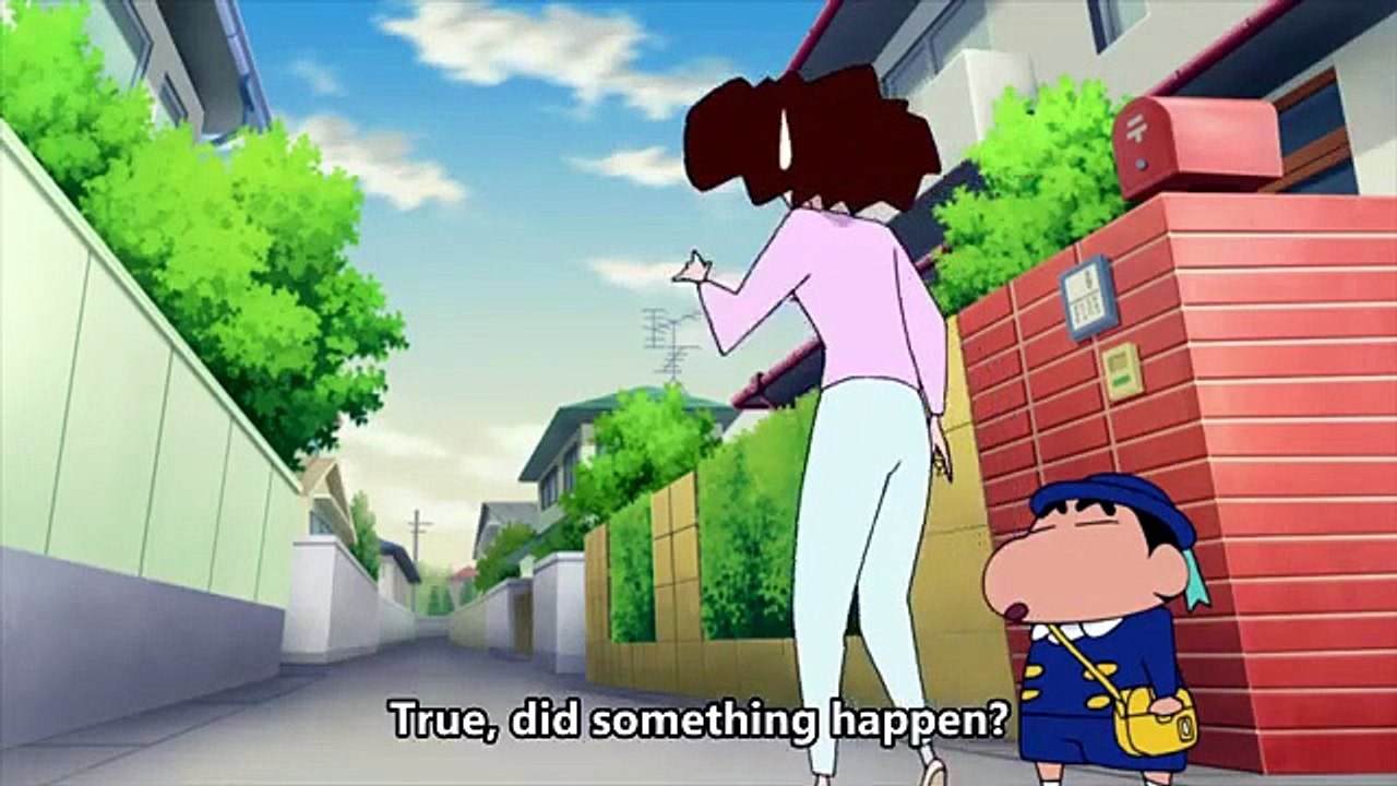 Crayon shin chan and his mom funny