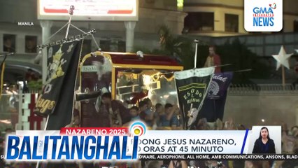 Traslacion ng Poong Jesus Nazareno, tumagal nang 20 oras at 45 minuto | Balitanghali