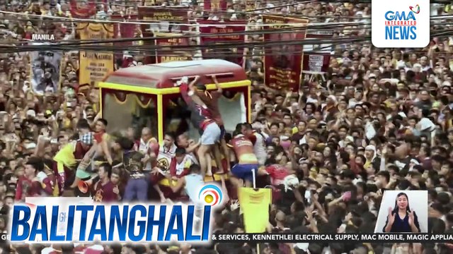 Mga deboto ng Poong Jesus Nazareno na hindi sumama sa Traslacion, matiyagang nag-abang sa mga ruta | Balitanghali