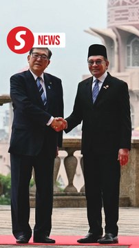 Japan PM Ishiba given official welcome at Perdana Putra Complex