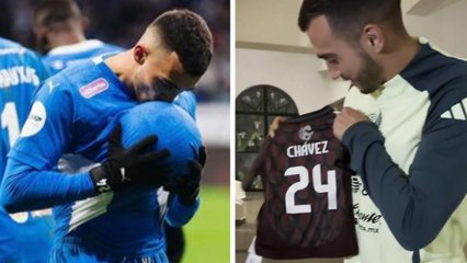 Luis Chávez es consentido por la Selección Mexicana con regalos para el heredero de su zurda
