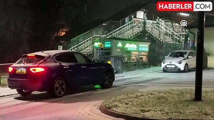 İngiltere'de soğuk hava ve buzlanma nedeniyle sarı alarm ilan edildi