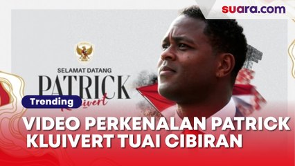 Diunggah Akun Resmi Timnas, Video Perkenalan Patrick Kluivert Tuai Cibiran Netizen: Selamat Datang Striker Baru..