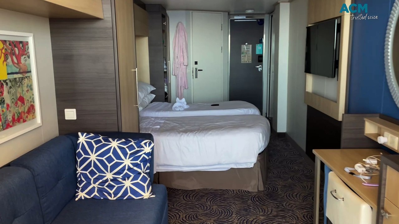 Connecting balcony rooms on the Quantum of the Seas cruise ship