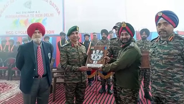 ਐਨਸੀਸੀ ਕੈਡਿਟਾਂ ਵੱਲੋਂ 700 ਕਿਲੋਮੀਟਰ ਸਾਈਕਲ ਰੈਲੀ ਕੱਢੀ ਗਈ