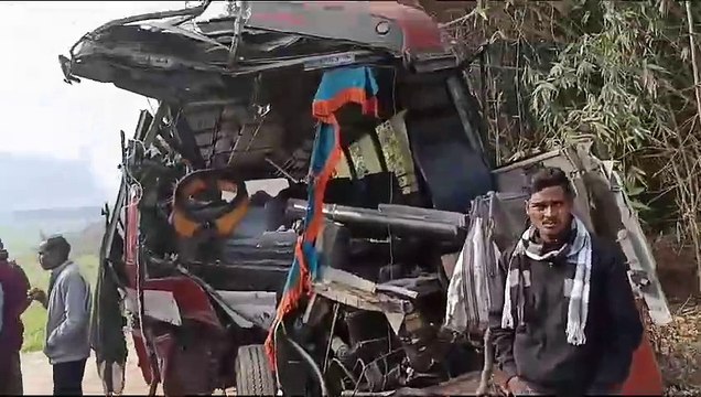 रोडवेज़ बस के चालक और परिचालक की मौत,घने कोहरे की वजह से हुआ हादसा