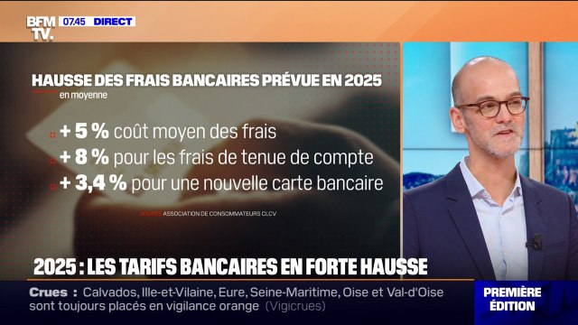Vers une forte hausse des tarifs bancaires en 2025