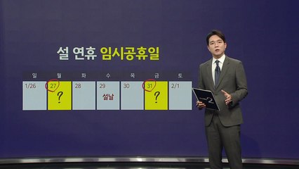 27일? 31일? 임시공휴일 놓고 의견 분분 [앵커리포트] / YTN