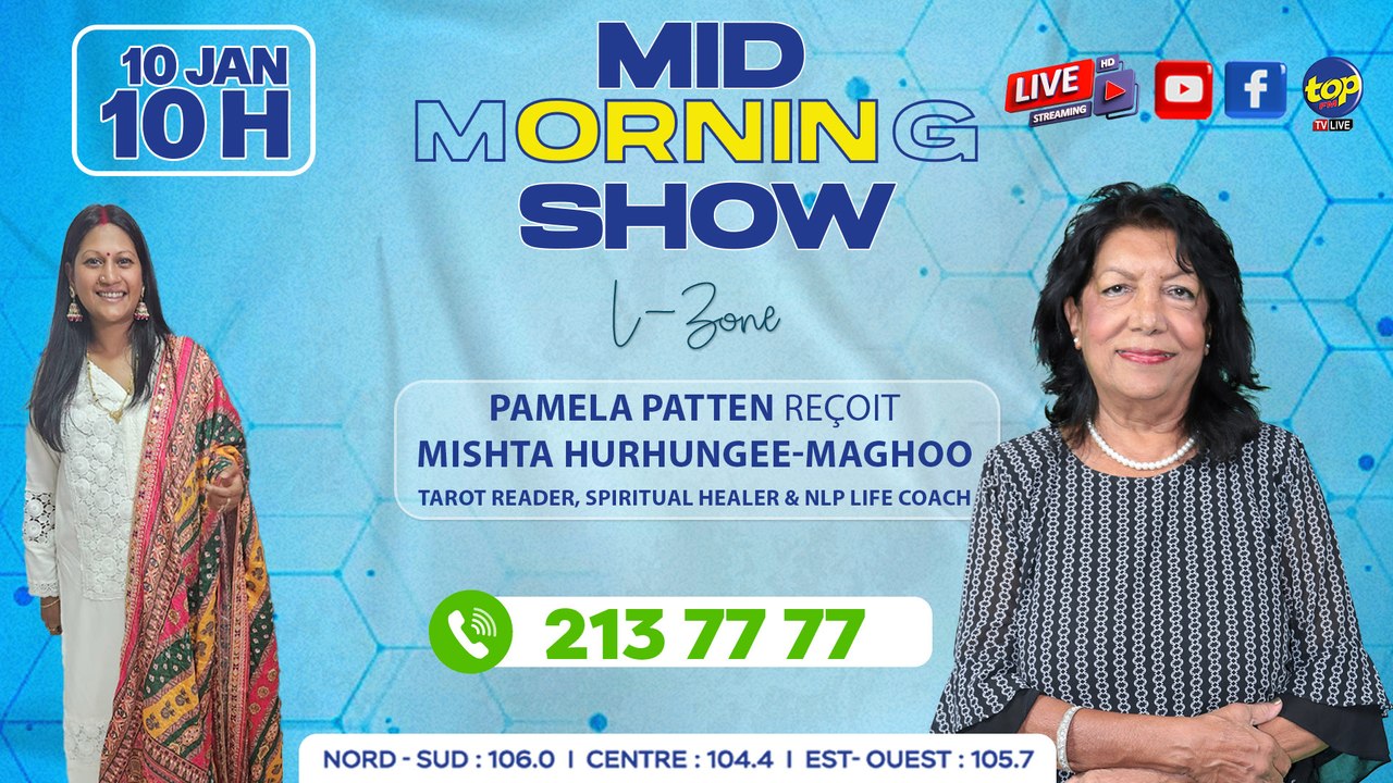 MID MORNING SHOW [ L-Zone ] Pamela Patten reçoit Mishta Hurhungee-Maghoo_0