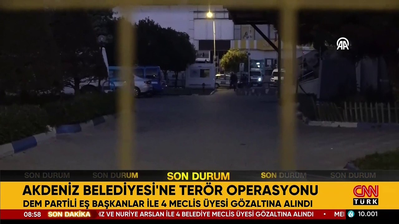 Son Dakika | Mersin'de Akdeniz Belediye Başkanı Hoşyar Sarıyıldız ve 5 meclis üyesi gözaltında