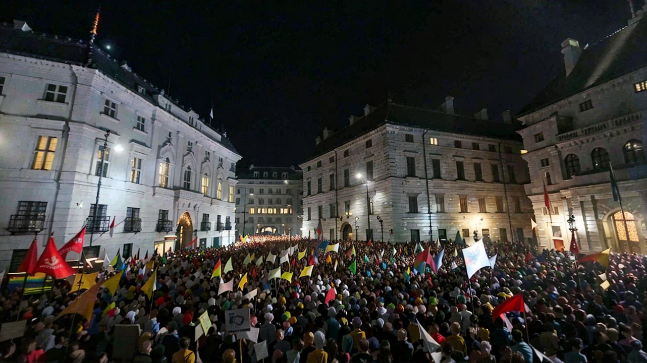 Mobilisation massive en Autriche contre les menaces à nos libertés