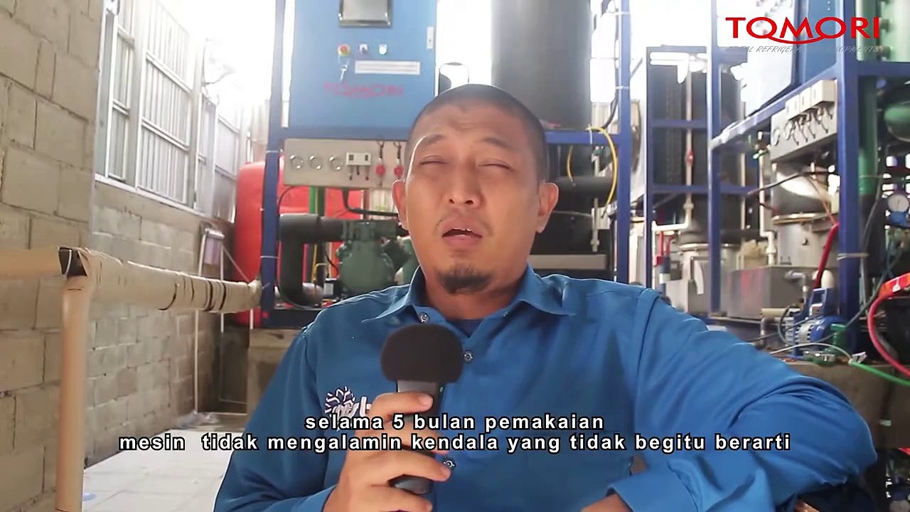 PERAWATAN BERKALA MESIN ES KRISTAL TOMORI ICE MACHINE TMT-50K - MSB ES KRISTAL, KALIMANTAN SELATAN