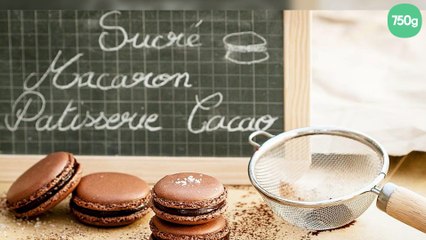 Macarons chocolat-fleur de sel