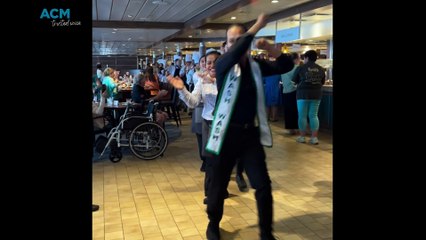 The beautiful crew of Quantum of the Seas