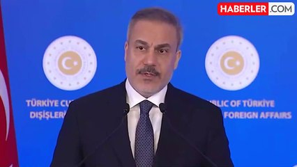 Bakan Fidan: Suriye'de hikayemiz yeni başlıyor