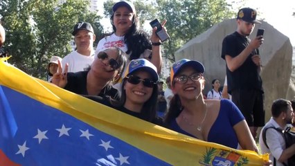 Venezolanos en toda Sudamérica se manifiestan contra la posesión de Maduro