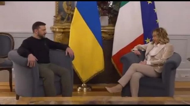 Ucraina, Meloni riceve Zelensky: sostegno Italia a 360 gradi
