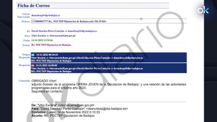 Los correos entre el hermano de Sánchez y el jefe de gabinete de Costa: "Necesitamos un socio de peso"