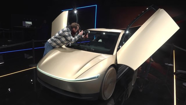 Le Tesla Cybercab, le taxi autonome est à Bruxelles