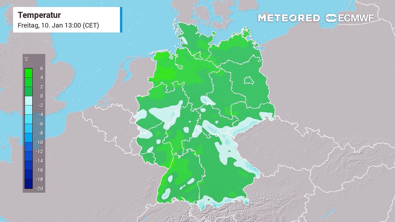 Frostiges Wochenende in Deutschland, besonders nachts wird es eiskalt!
