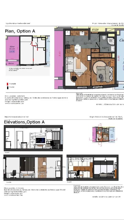 Comment optimiser le plan d’un petit appartement de 35m2 : 4 exemples