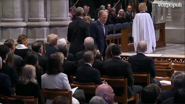 La conversación entre Obama y Trump al saludo de Bush: los momentos que dejó el funeral de Estado de Jimmy Carter