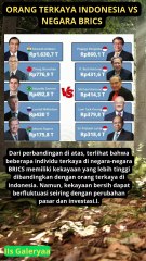 Apakah kamu BANGGA  ORANG TERKAYA INDONESIA VS NEGARA BRICS #shorts