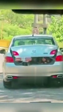 Polémico: grabaron a un juez mientras llevaba a su hija pequeña en el baúl del auto