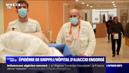 Épidémie de grippe en Corse: l'hôpital d'Ajaccio engorgé